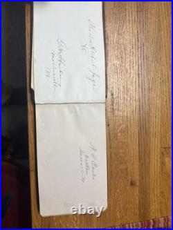 Civil War Confederate US General Politics Autograph Book 1878 Congress History