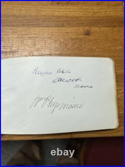 Civil War Confederate US General Politics Autograph Book 1878 Congress History