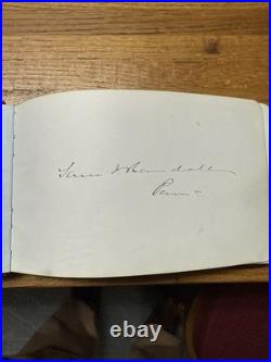 Civil War Confederate US General Politics Autograph Book 1878 Congress History
