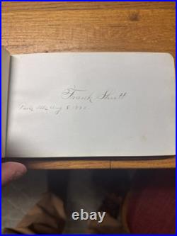 Civil War Confederate US General Politics Autograph Book 1878 Congress History