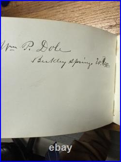 Civil War Confederate US General Politics Autograph Book 1878 Congress History