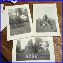 Civil War Confederate Union Battle of Gettysburg Cannons Original Photo Lot 30