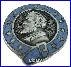 Civil War Confederate Veterans Of Kentucky Lapel Stud Pin Badge engraved ID'D