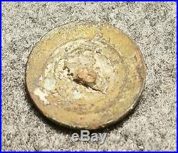 Civil War Confederate Virginia 1 Piece Button (VA 2) Fredericksburg, Va 15mm