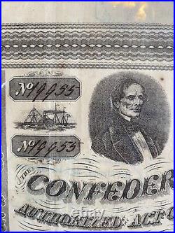 Civil War Confederate War Bond 1000$