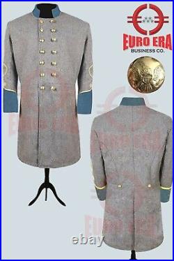 Civil War Confederate infantry Captain Officer Frock coat, double breasted
