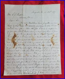 Civil War Confederate letter South Carolina Berry Benson Escape from Prison