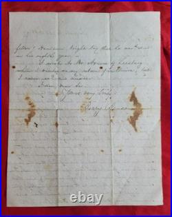 Civil War Confederate letter South Carolina Berry Benson Escape from Prison