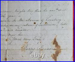 Civil War Confederate letter South Carolina Berry Benson Escape from Prison