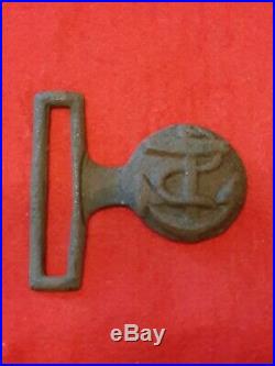Civil War Confederate naval buckle extremely rare