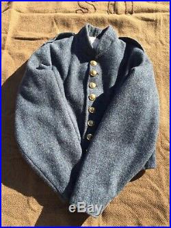 Civil War Confederate shell jacket, Richmond Depot Type II, size 40