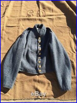 Civil War Confederate shell jacket, Richmond Depot Type II, size 40