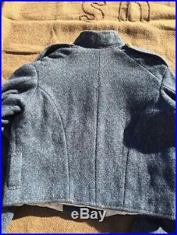 Civil War Confederate shell jacket, Richmond Depot Type II, size 40