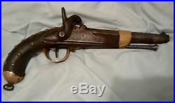 Civil War Era Confederate Import Indian Percussion Trade Blanket Gun Pistol
