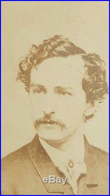 Civil War Era John Wilkes Booth CDV Image Assasin of Abe Lincoln and Confederate