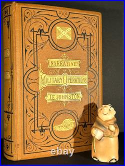 Civil War MILITARY OPERATIONS by JOSEPH E. JOHNSTON Confederate GENERAL Ill. 1874