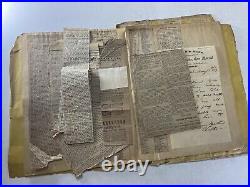 Civil War Macon Georgia Newspaper Scrapbook Macon Guards Letter Confederate Dead