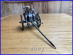 Civil War Metal Soldiers K Confederate Soldiers On Wagon