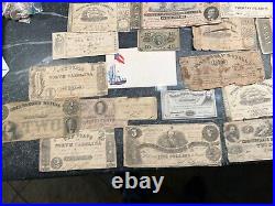 Civil War NC Family Confederate Currency Collection