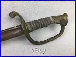 Civil War Officers Sword French Import For Union Or Confederate