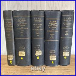 Civil War Official Records Vol 20-24 Union Confederate Army History HC Lot 5