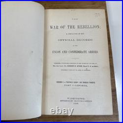 Civil War Official Records Vol 20-24 Union Confederate Army History HC Lot 5