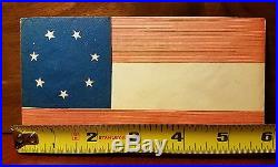 Civil War Patriotic Cover Excellent First Confederate Flag- 7 star Flag