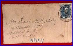 Civil War Period Envelope With Confederate Stamp