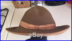 Civil War Reenacting Confederate Slouch Hat. Made by Dirty Billy. Size 7 5/8