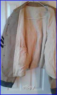 Civil War Reproduction Confederate Jean Cloth Columbas Depot Jacket 46 QUALITY