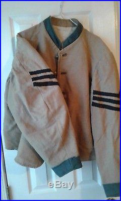 Civil War Reproduction Confederate Jean Cloth Columbas Depot Jacket 46 QUALITY