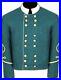 Civil War Sharpshooter Green General Double Breasted Shell Jacket confederate