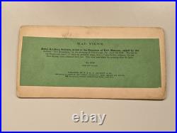 Civil War Stereoview Photo Anthony #3181 Rebel Confederate Artillery Soldiers