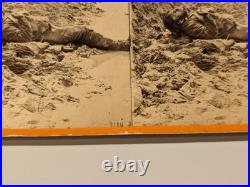 Civil War Stereoview Photo Rebel Confederate Dead Soldier Anthony #3184 Mahone