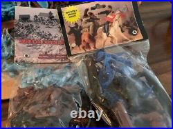 Civil War Toy Soldiers/ Infantry/ Cavalry/ Union/ Confederate/ Horses/