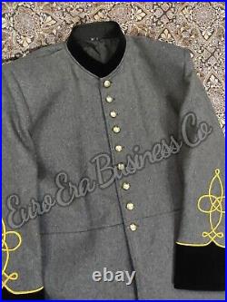 Civil War US CS Confederate Military Officer Frock Coat