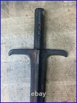 Civil War era wrought iron pike 14 1/4 Hand forged Confederate Army John brown