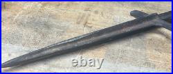 Civil War era wrought iron pike 14 1/4 Hand forged Confederate Army John brown