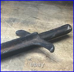 Civil War era wrought iron pike 14 1/4 Hand forged Confederate Army John brown