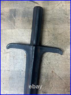 Civil War era wrought iron pike 14 1/4 Hand forged Confederate Army John brown