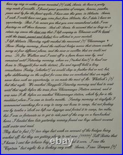 Civil War letter to his wife Confederate. Over 155 years Old