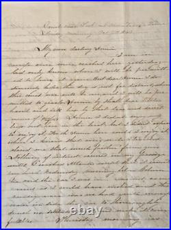 Civil War letter to his wife Confederate. Over 155 years Old