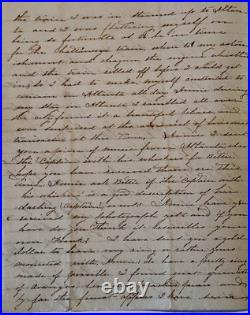Civil War letter to his wife Confederate. Over 155 years Old