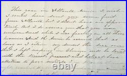 Civil War letter to his wife Confederate. Over 155 years Old