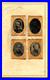 Civil War x4 Gem Tintypes Generals Soldiers Officers Union Confederate photo