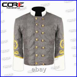 Civil war American Confederate Generals Shell jacket, with Off white collar cuff