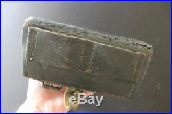Civil war Pattern 1860 Enfield cartridge box British import Confederate Union
