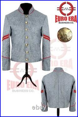 Civil war US Confederate Corporal Artillery Shell Wool Jacket in all sizes repro