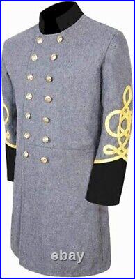 Civil war confederate General Double Breasted Cavalry General's Frock Coat