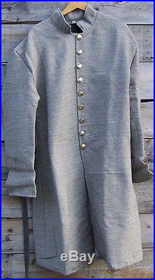 Civil war confederate jeans wool frock coat 42